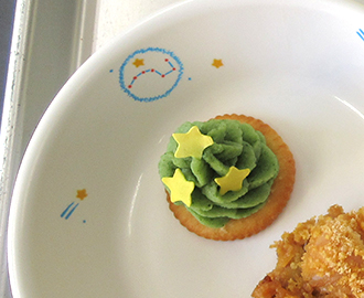 クリスマスの給食①