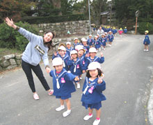 さくら館いも掘りお手伝い・七五三参拝 
