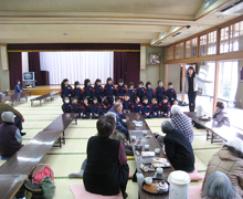 老人福祉センター訪問・大雪①
