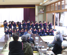 老人福祉センター訪問・大雪②